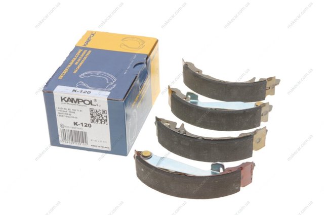 Тормоза рабочие задние ножные и тормозные барабаны Kampol K120 цена, от 11.43 USD