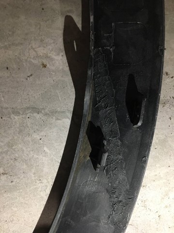 Expansor (placa sobreposta) de arco do pára-lama dianteiro direito para Renault ARKANA (LCM)