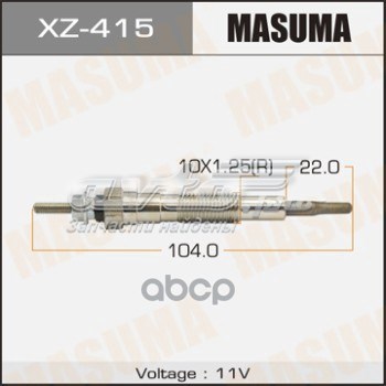 Свечи накаливания MASUMA XZ415