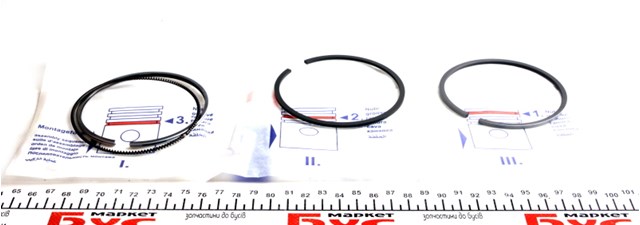 120037004400 NE/NPR Поршневые кольца на 1 цилиндр, STD