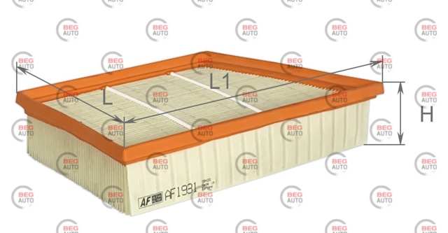 Элемент воздушного фильтра Alpha Filter AF1931 цена, от 5.20 USD