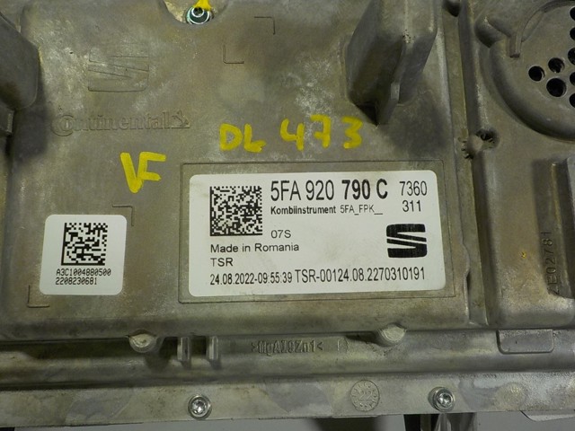 Приборная доска (щиток приборов) VAG 5FA920790C цена, от 267.29 USD