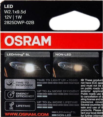 2825DWP2BL Osram Лампочка плафона освещения салона/кабины