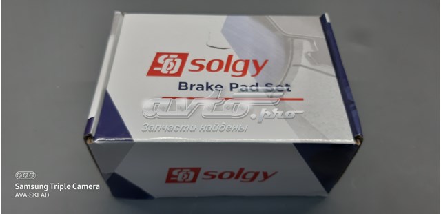 209079 Solgy передние тормозные колодки