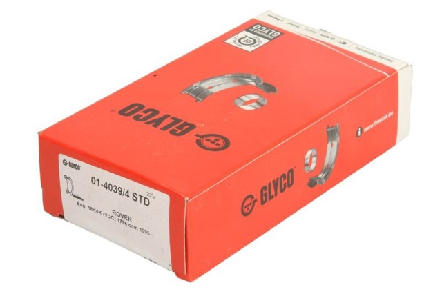 Вкладыши шатунные 0140394STD Glyco
