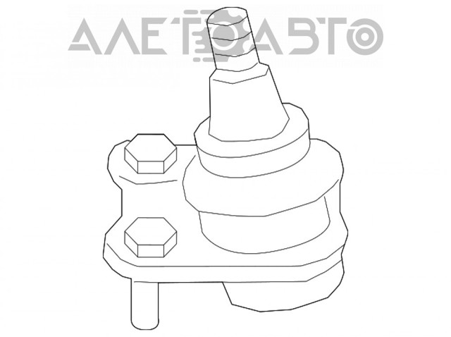 Suporte de esfera inferior esquerdo para Volkswagen ATLAS (CA1)