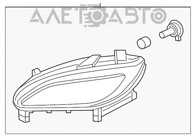 Фара противотуманная правая 922022V000 Hyundai/Kia
