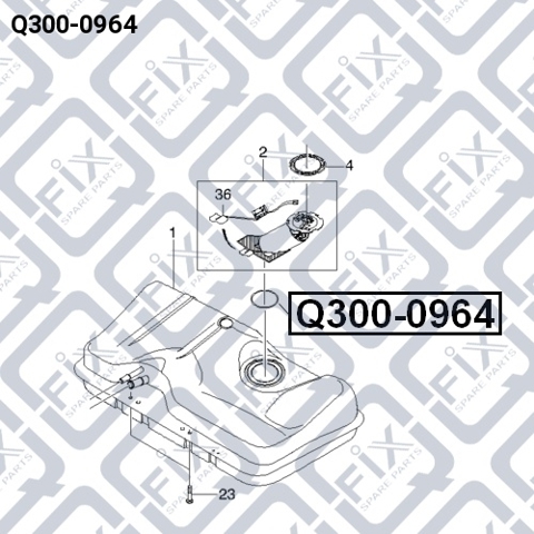 Купить Q3000964 Q-fix Модуль топливного насоса