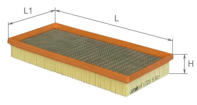 Элемент воздушного фильтра Alpha Filter AF1723S цена, от 4.22 USD
