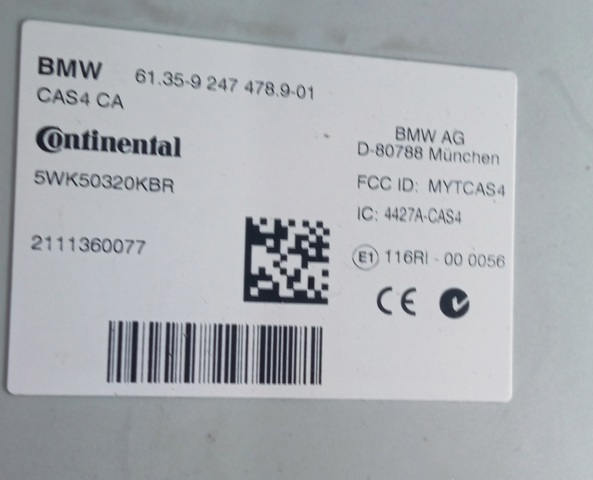  BMW 5WK50720IBR цена, от 35.97 USD