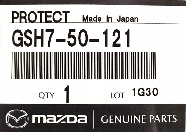 Передний клык бампера Mazda GSH750121