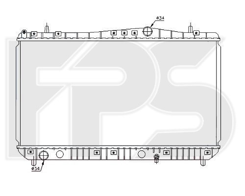 Радіатор FP17A701 FPS