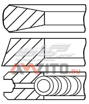 Anéis do pistão para 1 cilindro, STD. para Peugeot 4007 (GP)