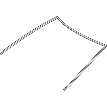 Moldura de parabrisas 7553106160 TOYOTA