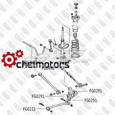 Тяга поперечная задней подвески FG0496 Fixar