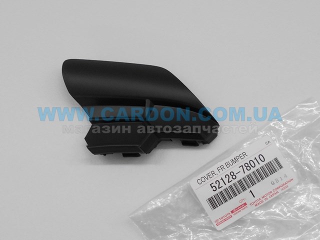 5212878010 Toyota Заглушка бампера буксировочного крюка передняя левая