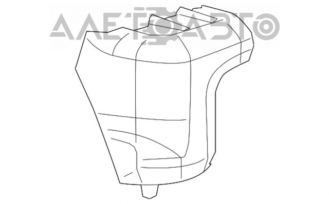 FP 3806 101 FPS tanque de fluido para lavador de vidro