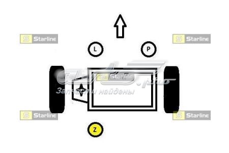 Задняя опора двигателя SM0115 Starline