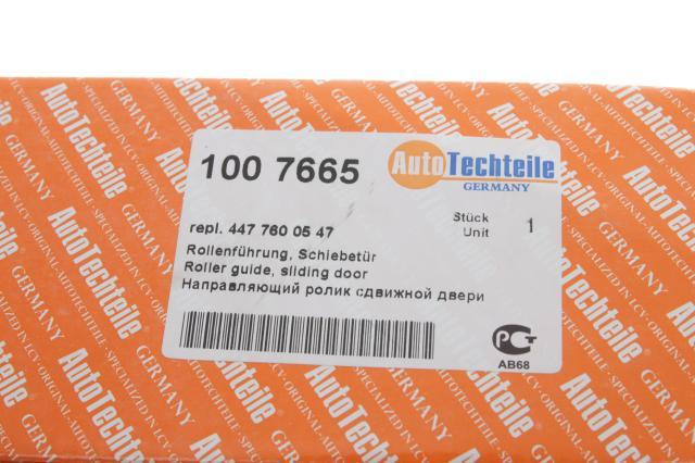 Ролик двери сдвижной правый центральный Autotechteile 1007665
