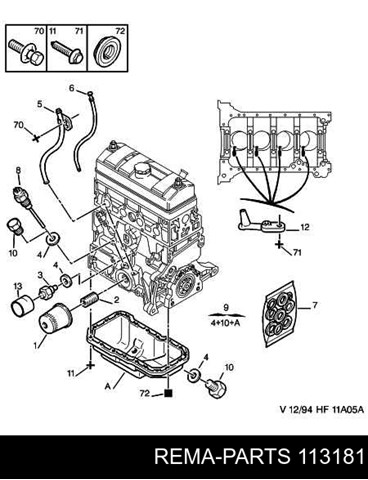 Стартер REMA-PARTS 113181