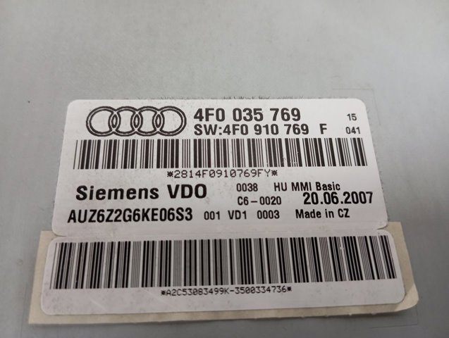 4F0035769 VAG 