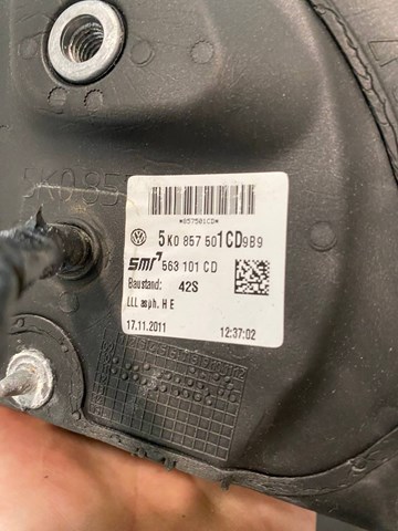 Купить 5K0857501CD VAG Наружное зеркало левое