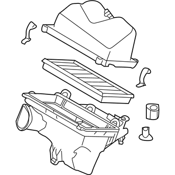 Корпус воздушного фильтра в сборе Nissan/Infiniti 165003JA0A цена, от 31.71 USD