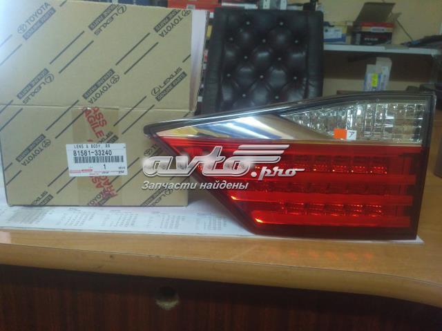 Фонарь задний правый внутренний 8158133240 Toyota