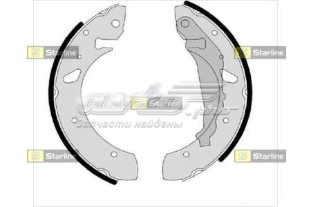 Купить BC07850 Starline Задние барабанные тормозные колодки