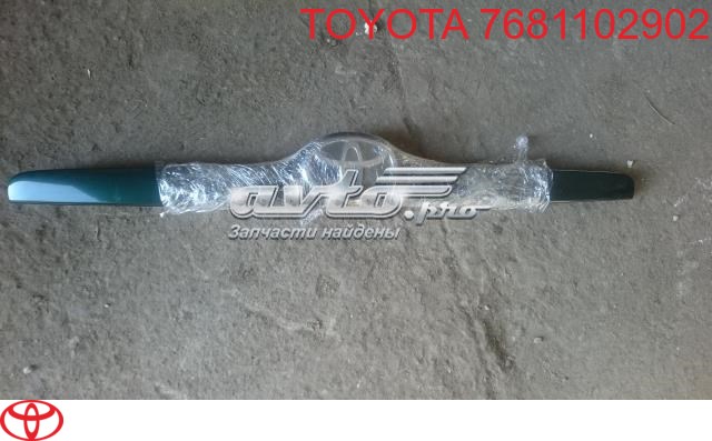 Listón embellecedor/protector, puerta de maletero 7681102902 TOYOTA