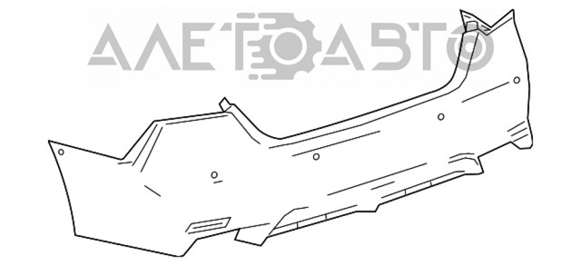 Задний бампер 5215933962 Toyota