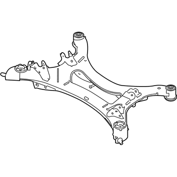 Балка задней подвески поперечная Nissan/Infiniti 554005AE0A цена, от 176.22 USD