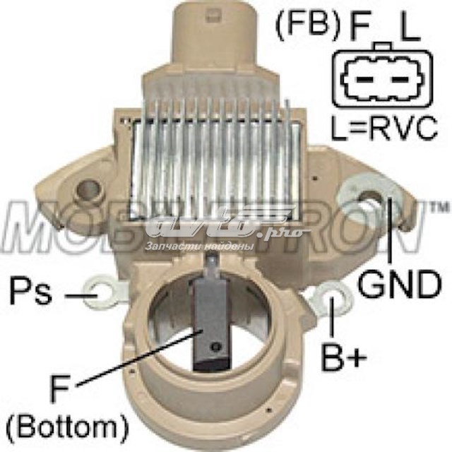 VR-H2009-188 Mobiletron relê-regulador do gerador (relê de carregamento)