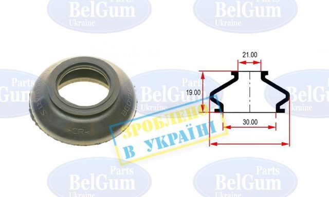 BG0175 Belgum Пыльник опоры шаровой нижней