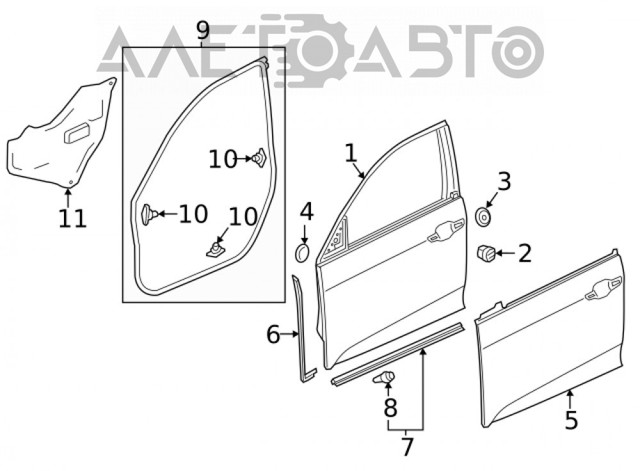  Honda 72328TBAA01 цена, от 10.16 USD