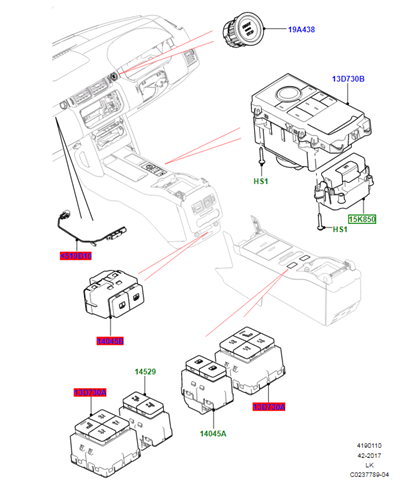  LR034827 Land Rover