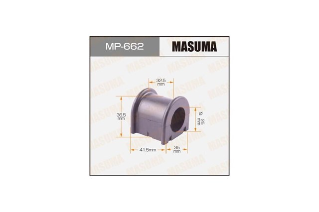 Втулка переднего стабилизатора Masuma MP662 цена, от 4.44 USD