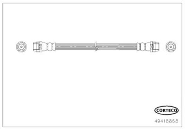 Задний тормозной шланг 49418868 Corteco