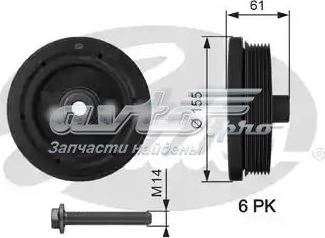 Шків колінвала TVD1021A GATES