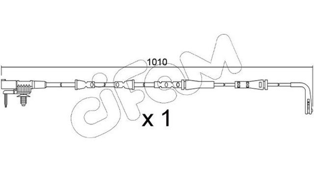 Датчик износа тормозных колодок передний CIFAM SU397