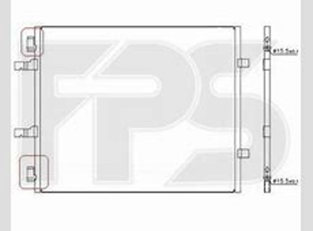 Конденсатор кондиционера FPS FP56K167 цена, от 58.23 USD