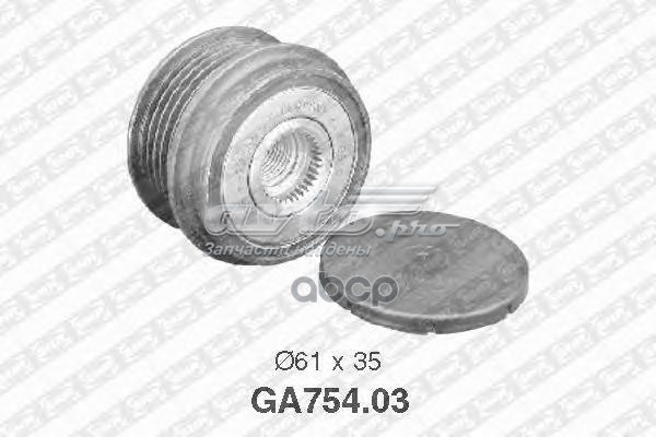 GA75403 NTN Обгонная муфта генератора