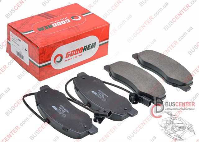 Колодки тормозные задние дисковые GOODREM RM1313