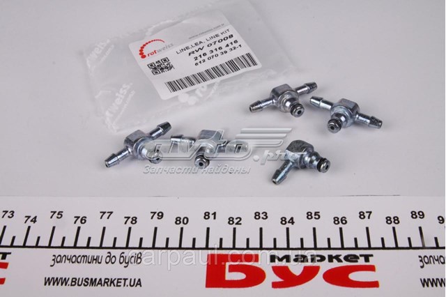 Штуцер (наконечник) форсунки шланга обратки Rotweiss RW07008 цена, от 9.53 USD
