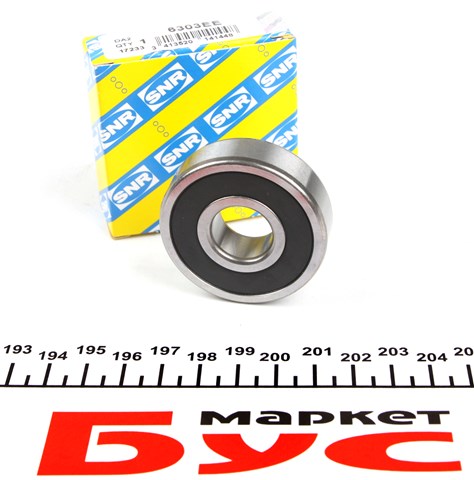Подшипник привода генератора SNR 6303EE цена, от 4.65 USD