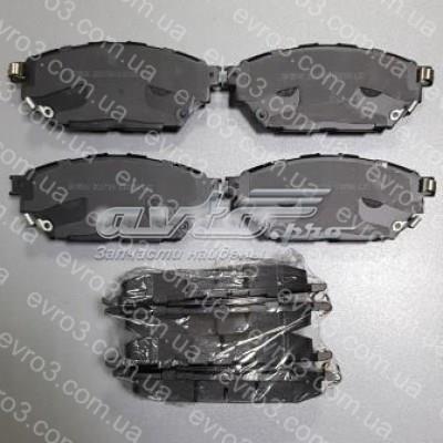 Колодки тормозные передние дисковые MITSUBISHI MK585740