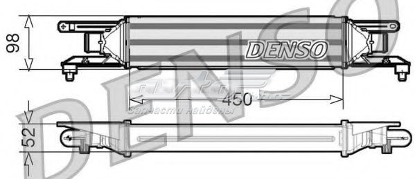 Радиатор интеркуллера DENSO DIT01001