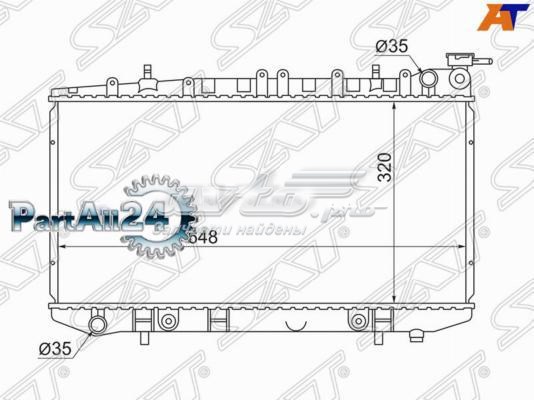 Купить 214600M513 Nissan/Infiniti Радиатор водяной