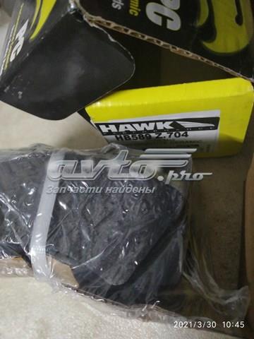 Колодки тормозные передние дисковые HAWK PERFORMANCE HB589Z704