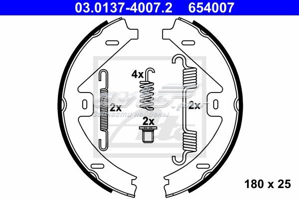 Гальмівні колодки гальма стоянки 03013740072 ATE